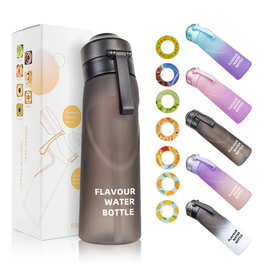 0糖0卡香味杯带水果玩味环 650mltritan材质水瓶运动水杯喝水神器