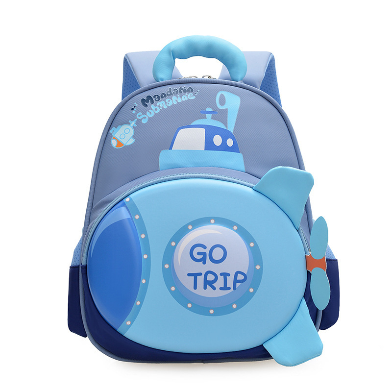 Mochila escolar para niños de jardín de infantes Mochila de concha dura 3D de dibujos animados 3-6 años preescolar niños y niñas Mochila escolar para niños