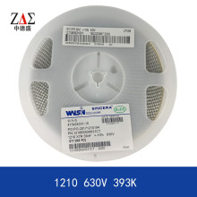 华科 MLCC电容1210 393K 630V X7R 10%  39NFF 贴片电容 现货供应