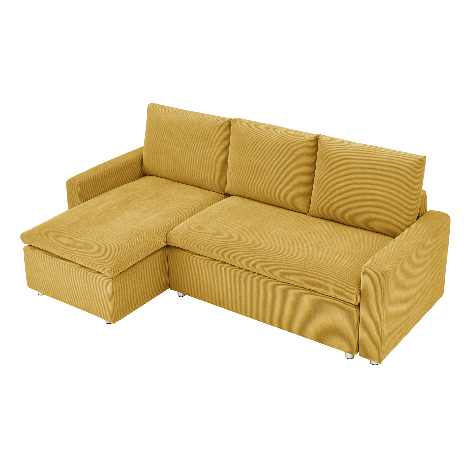 Cream Sands moderna mini sala de estar ultra ancha sentada profunda línea recta suave plum mat sofá de tela image 3