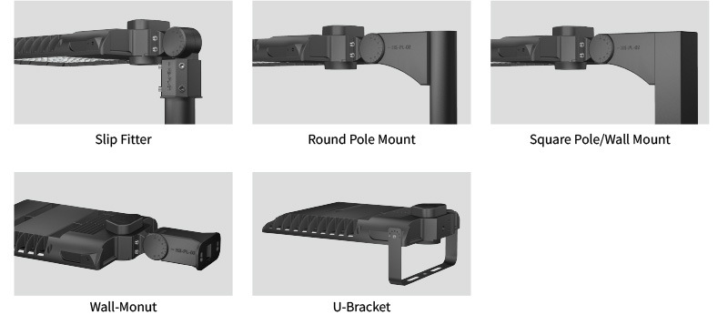 Led shoebox light Multiple Mou