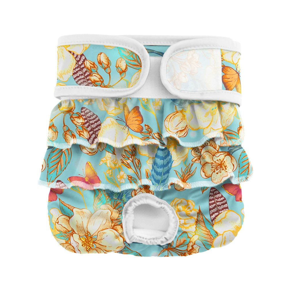 Настраиваемая упаковка для собак подгузник брюки сука моющаяся Юбка Безопасные штаны физиологический период собака штаны Собака физиологические штаны