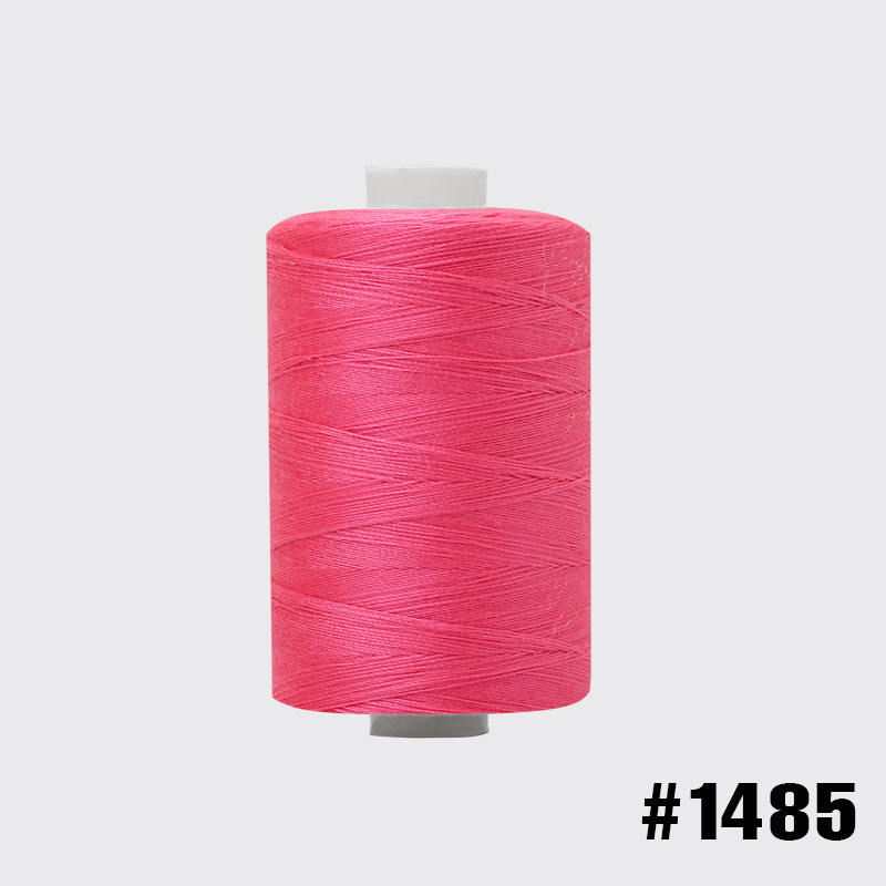 1000 yardas de hilo de poliéster de alta velocidad combinación de colores hogar hilo de coser mano hilo pequeño hilo fino dos hilos 402 hilo de coser
