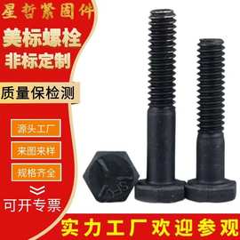 高强度外六角螺栓螺杆 8.812.9高强度六角头螺栓螺丝10.9高强螺栓