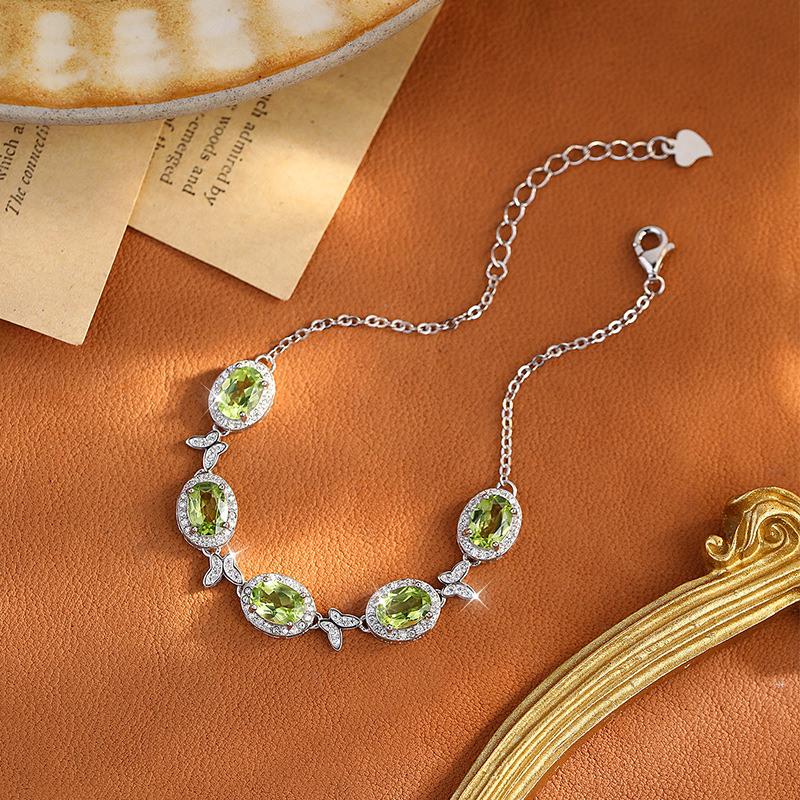 S925 pulsera de mariposa de cristal natural con incrustaciones de plata esterlina multicolor cristalina serie curativa sentido del diseño de moda mujer