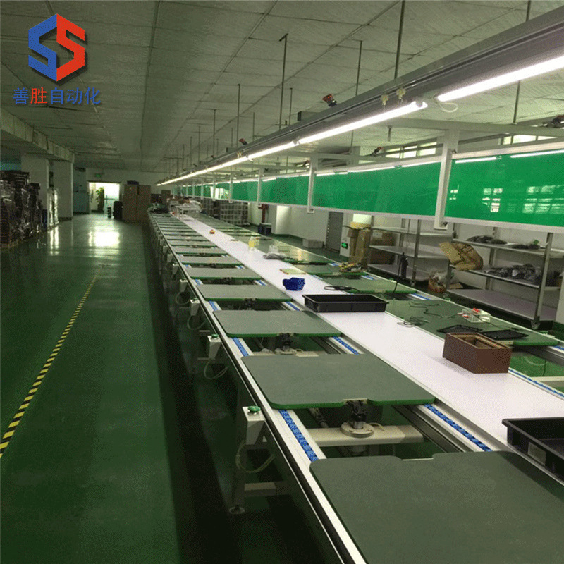 左右自动循环工装板输送线倍速链生产线老化检测电饭锅智能生产线