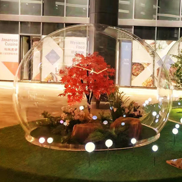 亚克力透明超大半球罩开门大半球防尘罩展示罩模型灯罩半圆球