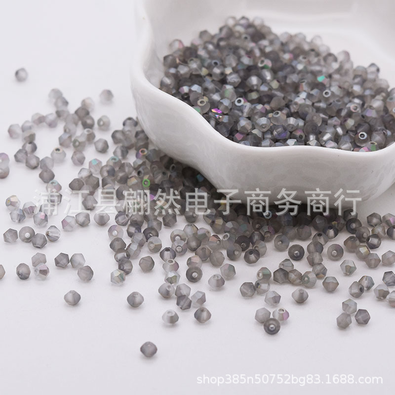 Ánh sáng xanh xám mờ / Hạt kim cương boutique 3mm (100 chiếc/gói)