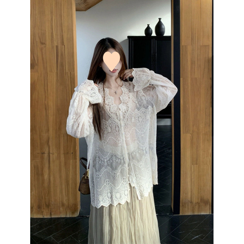 Lace autumn long-sleeve