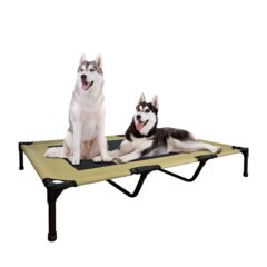 犬のペットベッドの大型犬の軍事ベッドの四季通用は猫のベッドのペットの冷たい巣のメーカーを分解して洗うことができます。