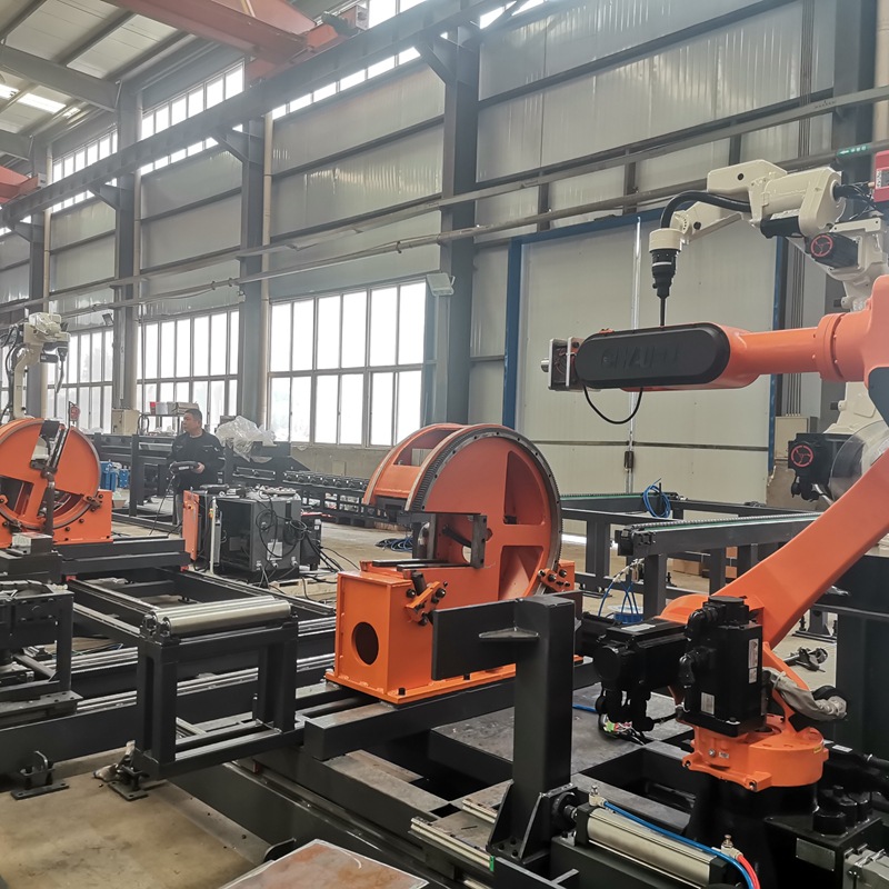 隧道钢拱架焊接生产线厂家 自动寻位焊接  等离子切割 自动冷弯机