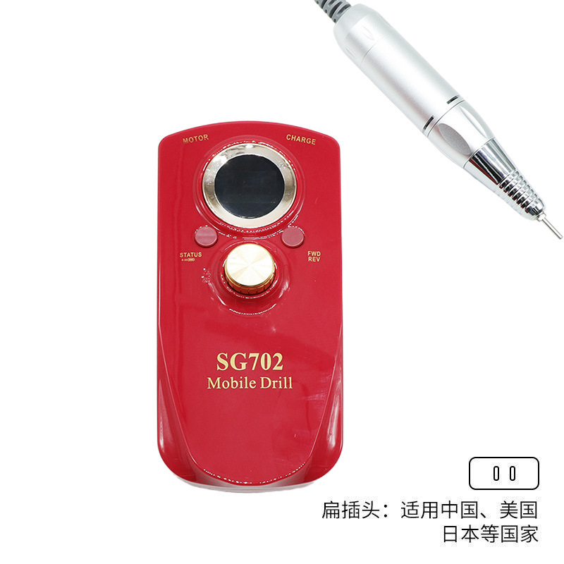 Disposición de almacenamiento eléctrico de 35000rpm ajustable velocidad de rotación de la máquina de molienda eléctrica especial para la tienda de uñas