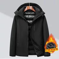 L-8XL плюс жир плюс большой размер для мужчин спорт и отдых графен теплая хлопчатобумажная одежда зимой