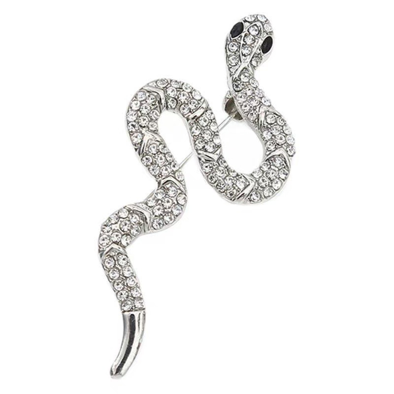 (2개) 뱀 조디악 브로치 세트 액세서리 스웨터 코이지 쥬얼리 도매 코트 핀 합금 쥬얼리 고급 소형