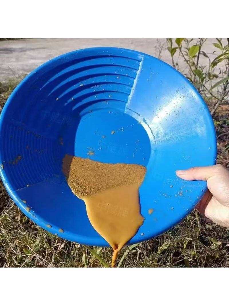 大号38CM手摇淘金沙淘金盘淘金工具设备吸金淘金盆新手淘尾矿洗金