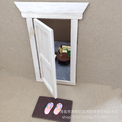 dollhouse配件 迷你屋门庭圣诞装饰套装 仿真ob11娃娃屋模型家具|ms