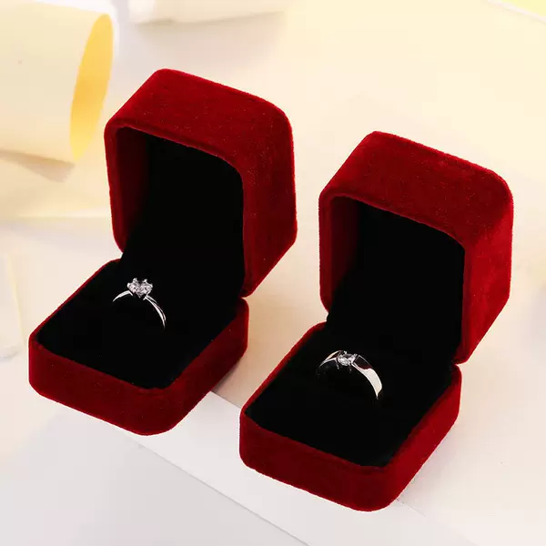 Matching rings, diamond rings, props, wedding rings, adjustable rings, wedding couple rings, a pair of Japanese and Korean couple's matching rings