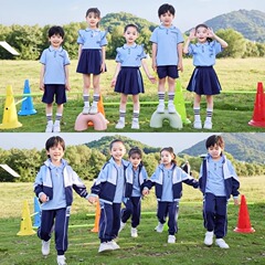 小学生制服夏セット秋冬四点セット幼稚園園服夏服三点セット子供春秋班服