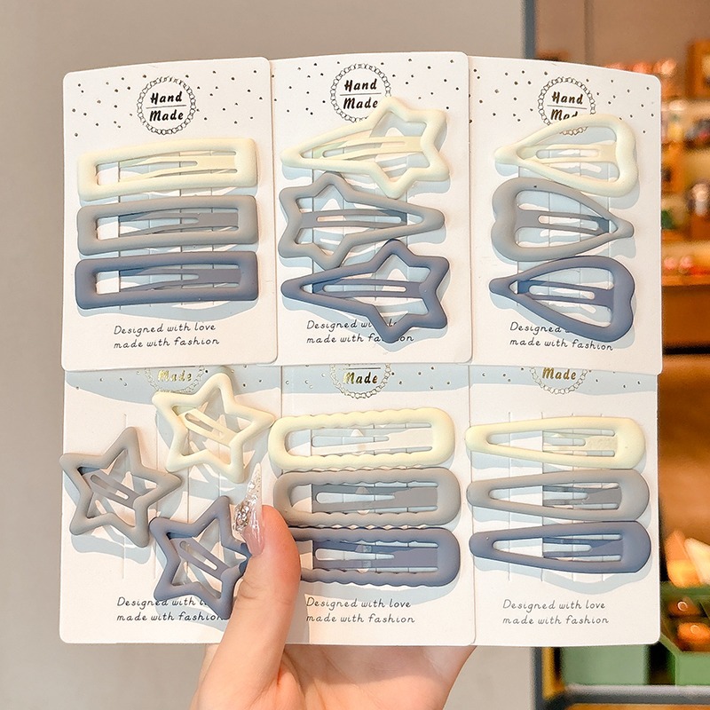 Coreano frisa cabello rotura BB clips tocado clips de cabello frontal lateral clips de cabello detrás de la cabeza clips de cabello