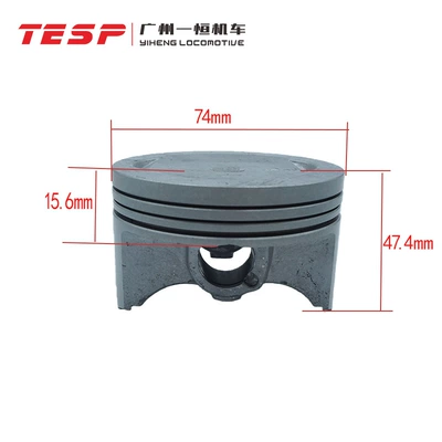 Piston, piston ring, piston pin 74mm Piston Kit