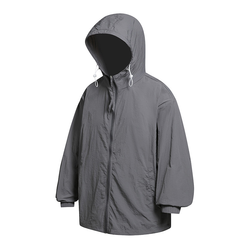 Verano fino al aire libre frío anti-ultravioleta UPF50 ropa de protección solar de pesca suelta ropa de protección solar chaqueta de hombre personalizada image 14