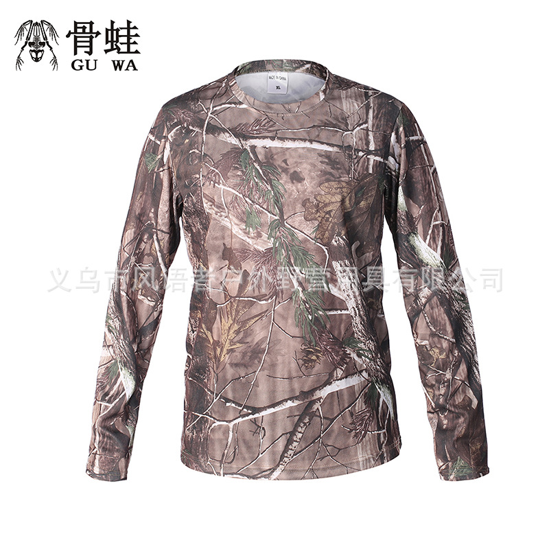 Hueso rana de secado rápido manga larga Camiseta generación en stock deportes ocio deportes tamaño libre cuello redondo verano universal que absorbe la humedad