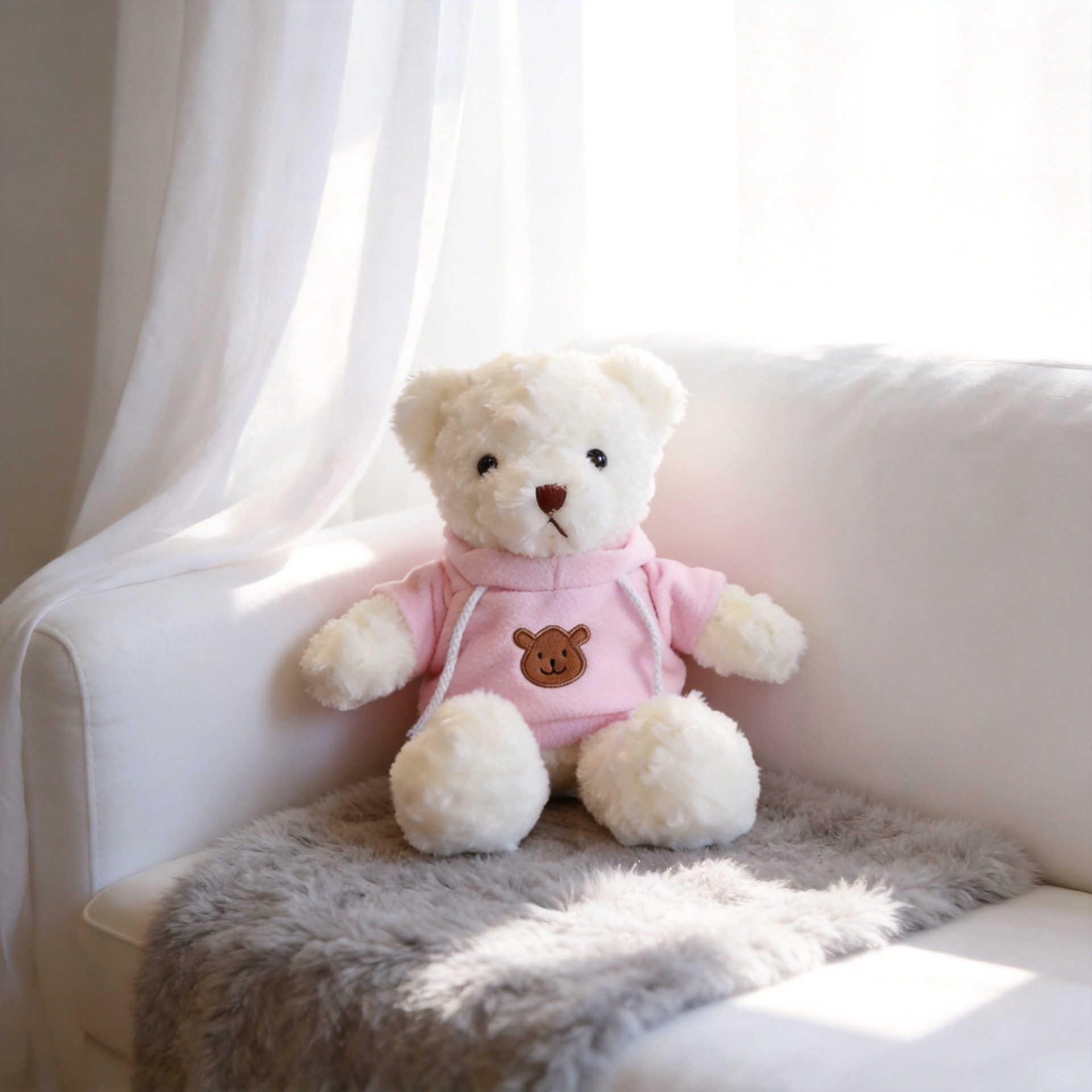 Muñecas de peluche al por mayor emoción acompañante vestido juguetes de peluche regalo de cumpleaños abrazar osos muñecas