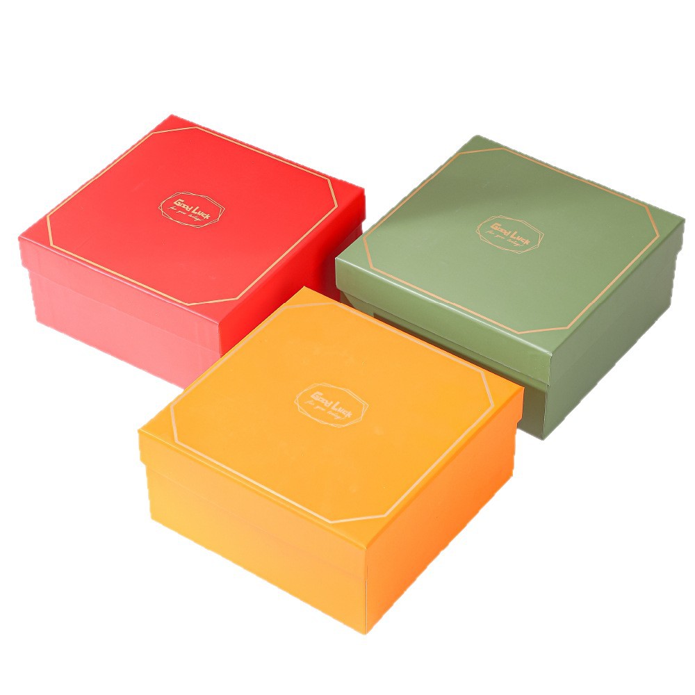 Caja de regalo de boda, caja vacía de alta gama, tamaño grande, estilo moderno, caja cuadrada para regalo de San Valentín, caja de embalaje para regalo con asa.