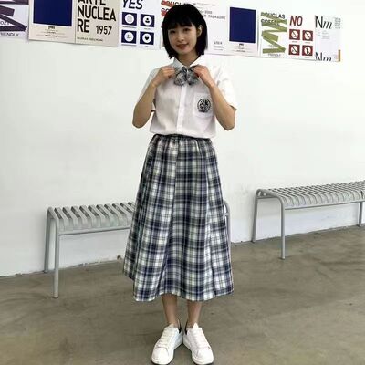 学院风 Спортивная форма для школьников и студентов подходит для мужчин и женщин, костюм, универсальный комплект, короткий рукав