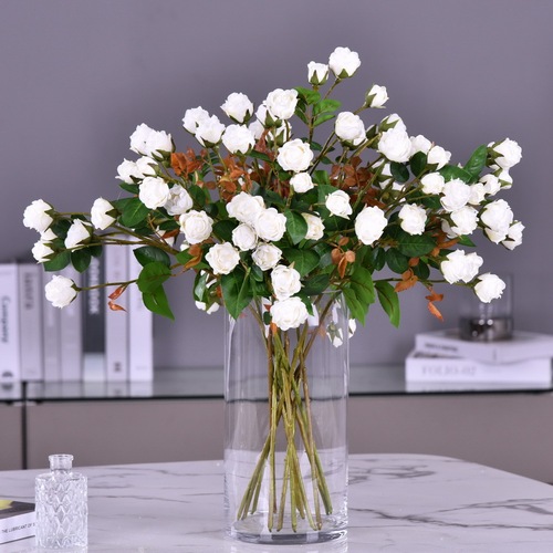Simulated Rose, England Small Rose, High-End Artificial Flower Wholesale, Sample Room Decor, Photography Prop