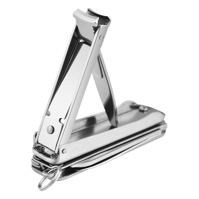 Factory spot multi-function nail clippers nail clippers folding stainless steel nail clippers key chain marking advertising LOGO
