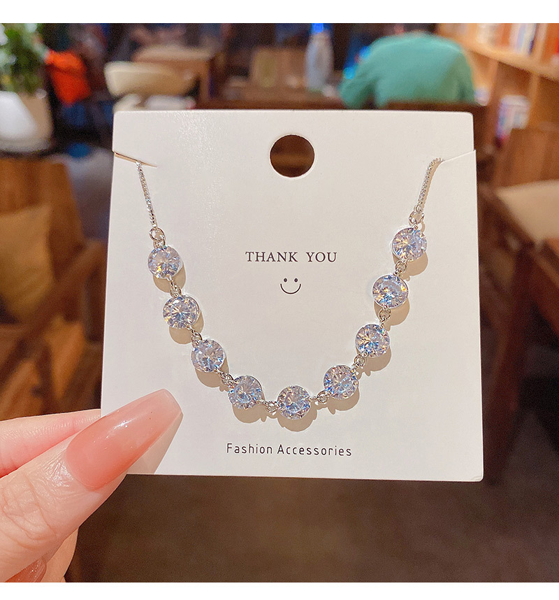 Luxurious Geometric Copper Bracelets Inlay Zircon Copper Bracelets