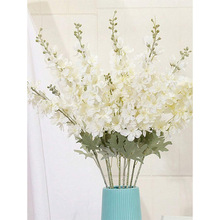 Y 53397 Flocked Delphinium Hyacinth Artificial Flower �����