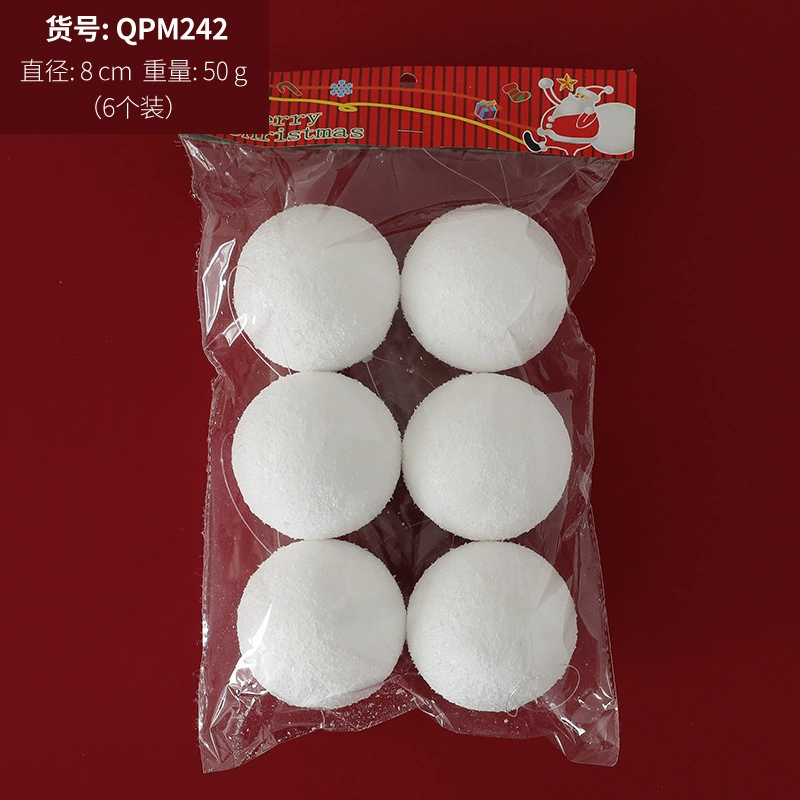 White accessory from foam, pendant, 4-10cm