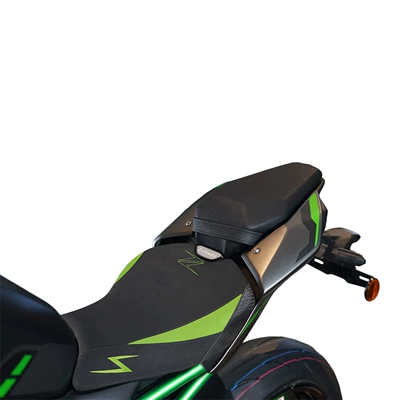17-24 years, Motorcycle cushion - front-seat-green-rear-seat-black