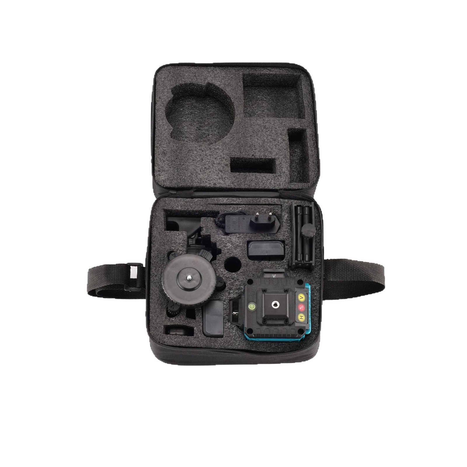 Comercio exterior nivelación automática de alta precisión medidor de tierra de luz verde al aire libre multifunción transfronteriza medidor de nivel láser de 12 líneas al por mayor