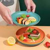Japanese tableware, fruit Scandinavian dinner plate, plastic set, Nordic style, 20cm