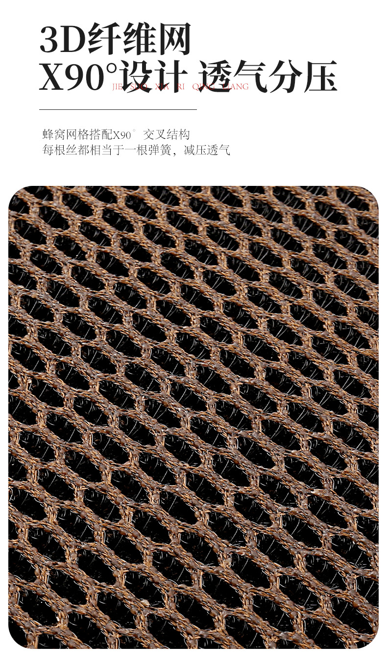 Amazon Bodhi Car Seat Cushion Summer Ventilated and Breathable Driver's Seat Cushion Cooling Mat Seat Cushion Gourd Seat Cushion Cover