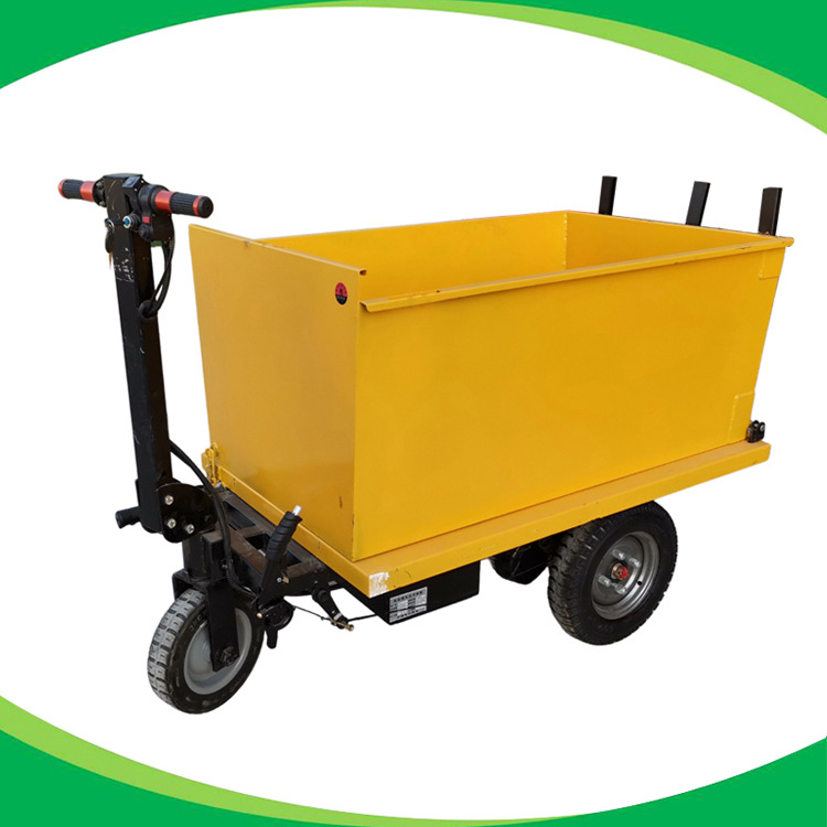 广州销售远通牌多功能电动灰斗车 拉灰拉砂浆手推电动车一体拆斗