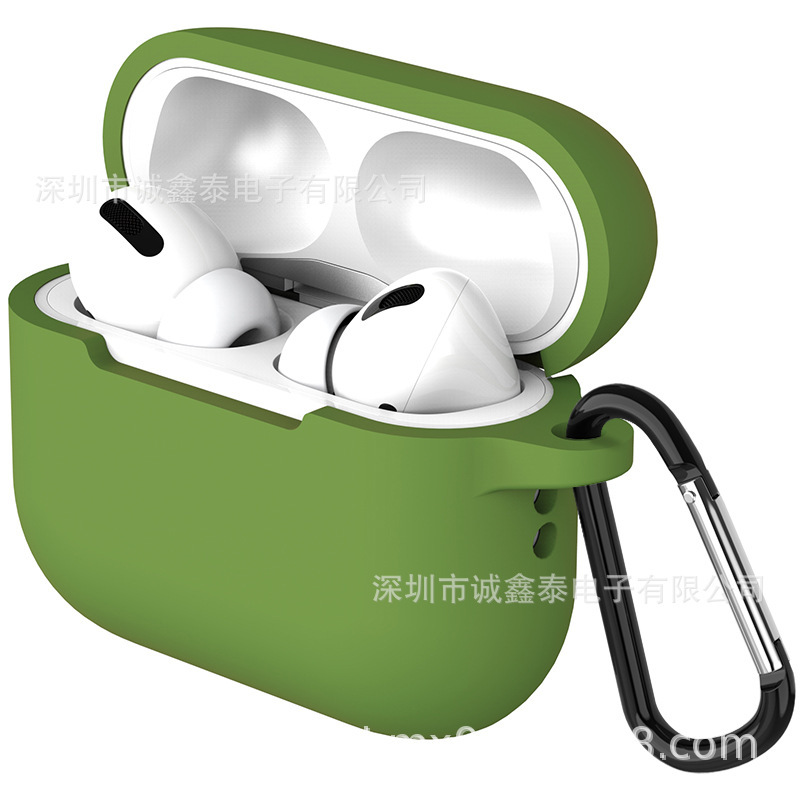 适用苹果airpods pro3保护套无线蓝牙耳机防摔防滑硅胶耳机保护套|undefined