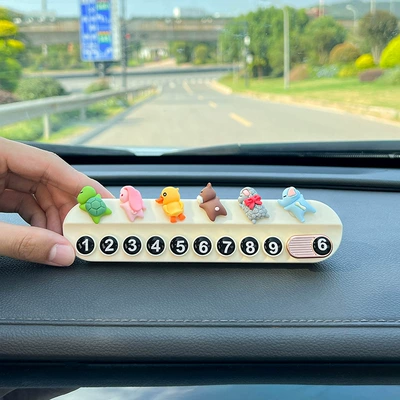 Nömrəli dayanma kartı – Lucky Cat Temporary Parking Sign for - papa-family-send-aromatherapy-stick-number-and-number