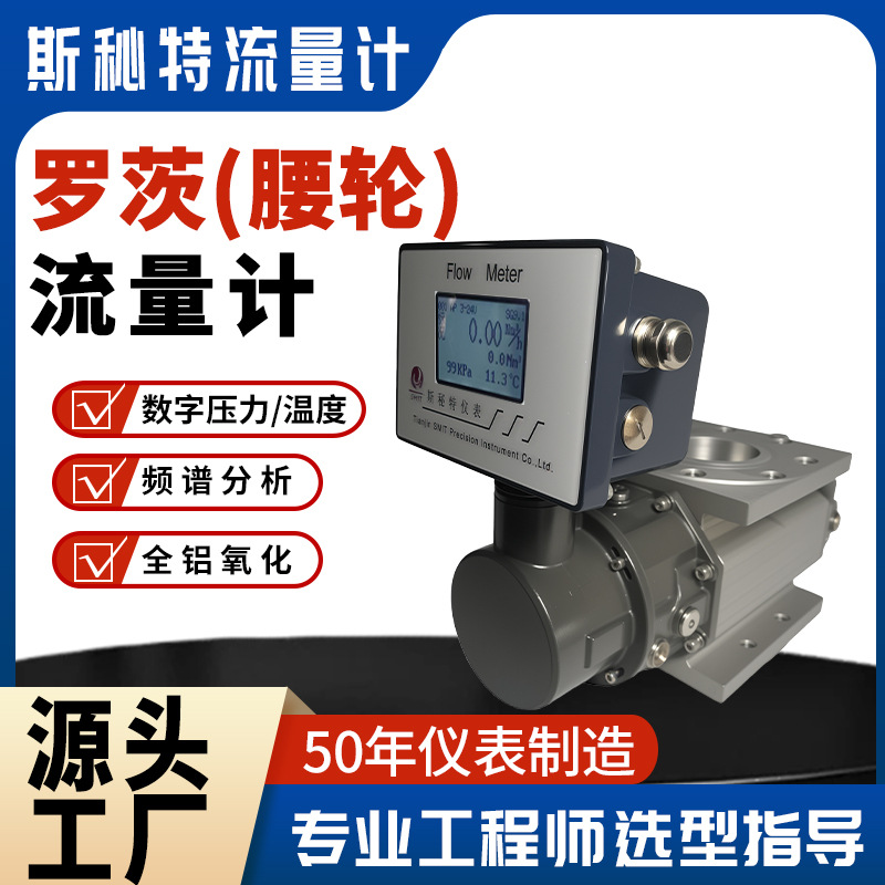 天津斯秘特仪表供应JLQ气体罗茨流量计气体腰轮流量计燃气流量表
