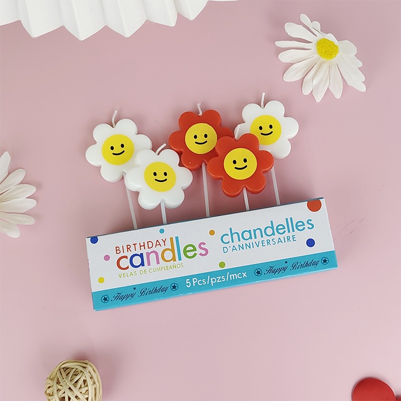 Candle Event & Party Supplies Birthday Flower Paraffin Party Candle 1 Set