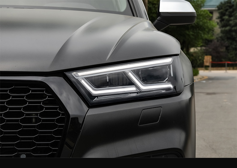 Applicable to Audi TPU Blackened Lamp Film A3/A4/A6 Black Samurai Headlight Tail Lamp Film Car Film Color Change Black Samurai R