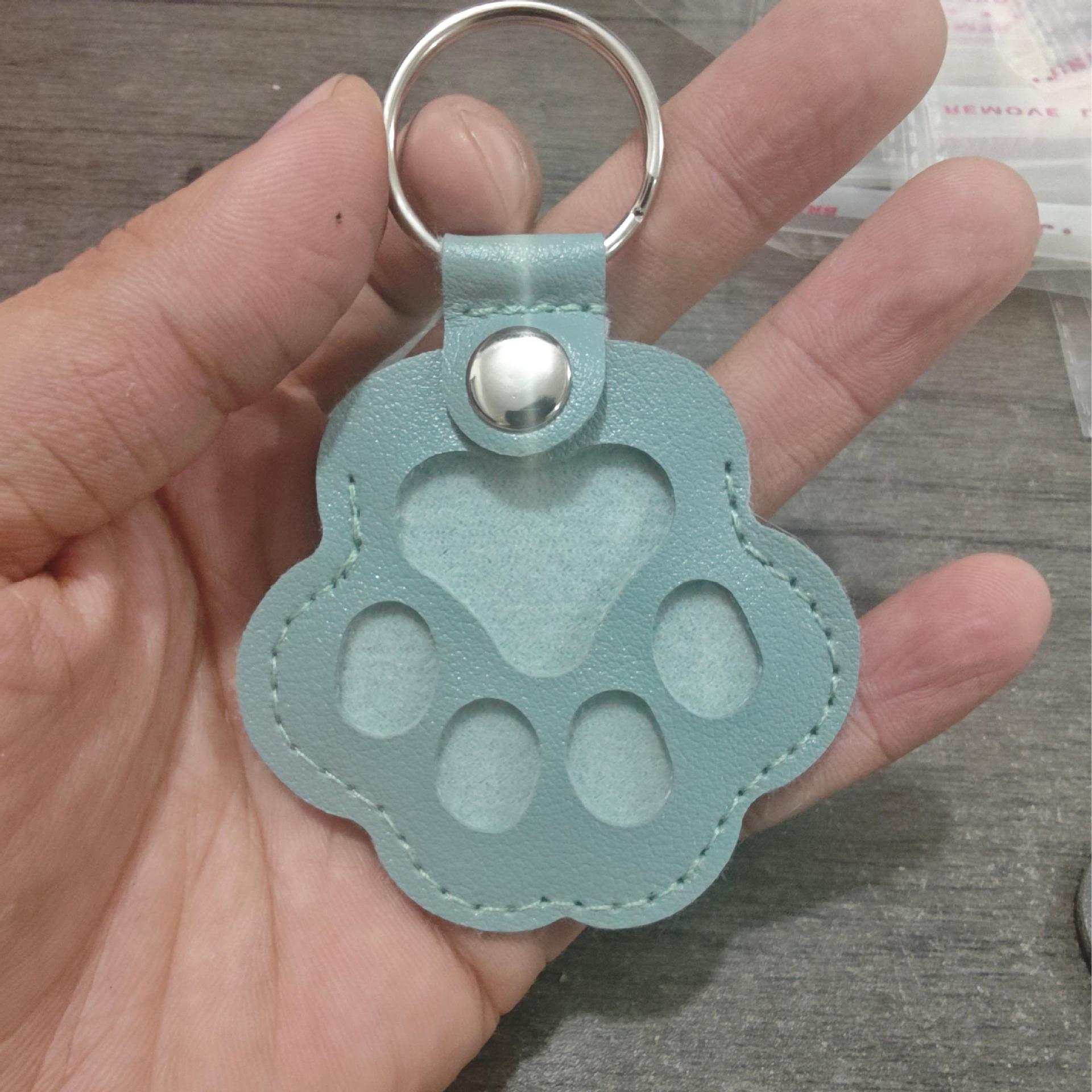 Blue keychain