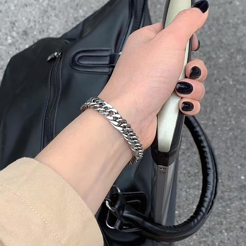 10mm thick cuban bracelet 17cm