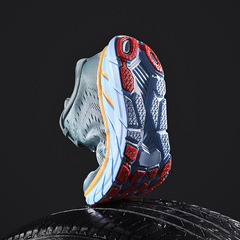 High-end niche HK ultra-light night reflective professional mesh breathable men's running shoes for short and long distance running