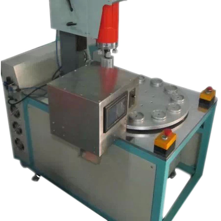 定做转盘机多工位超声波塑料瓶盖焊接机PLC程序控制+中文液晶显示