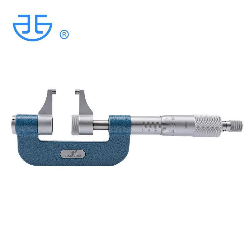 青量西北 卡爪千分尺50-75mm 硬质合金球测面 测内台阶尺寸 内台