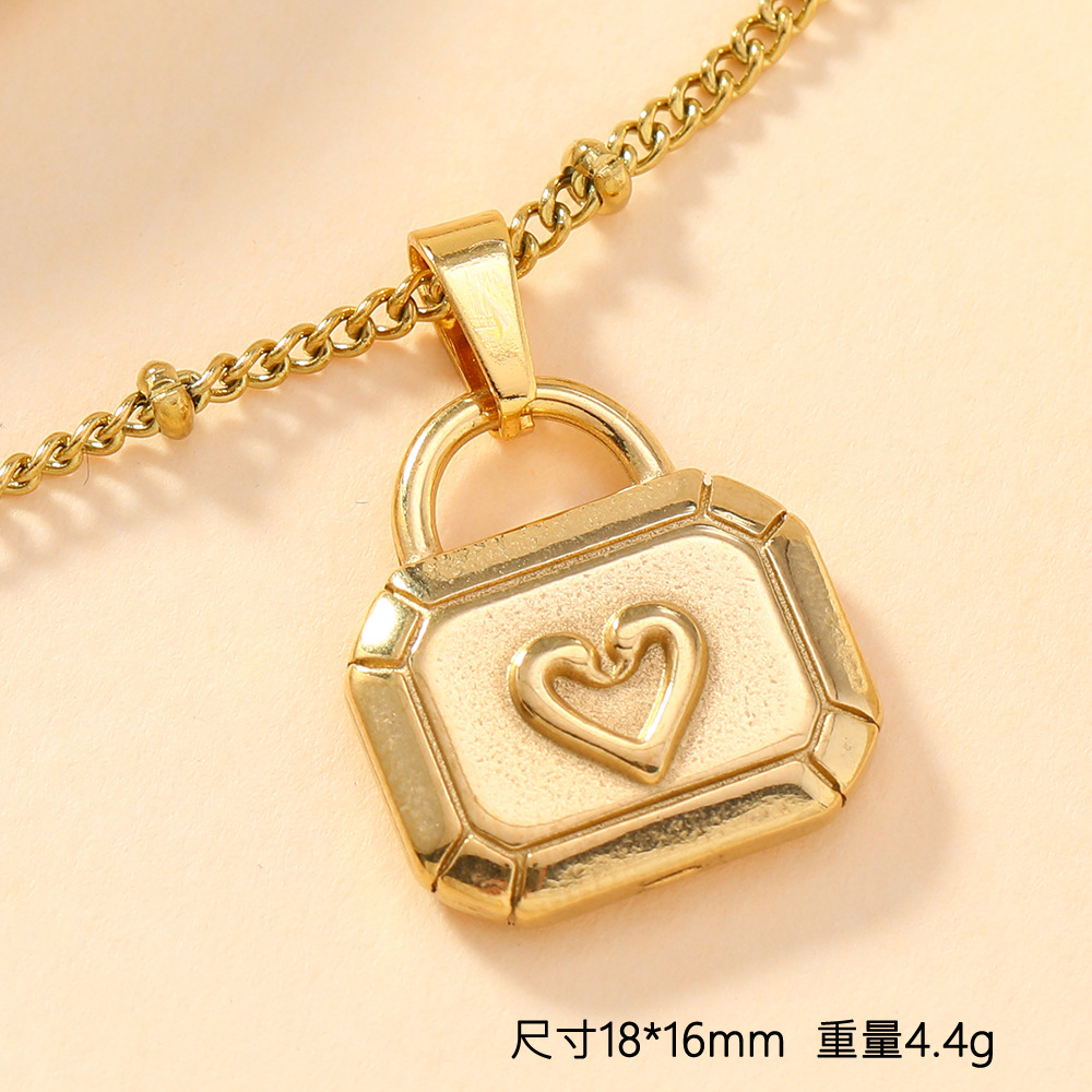 Colgante único Acero inoxidable Joyería de fundición Calavera Cruz Amor Flor Pulsera Collar Diy Accesorios Colgante